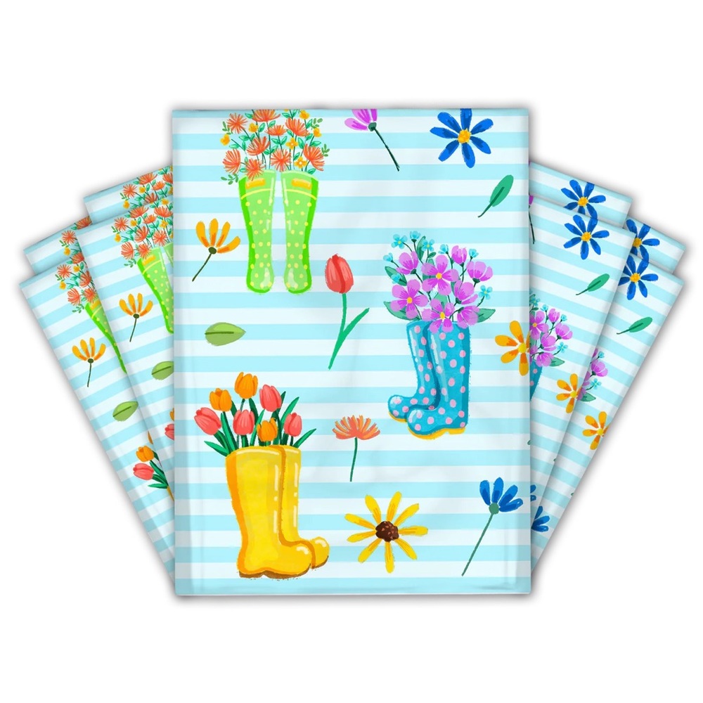 Rubber Boots 🥾 Poly Mailers 10x13 Pack of 25 - Picture 2 of 7